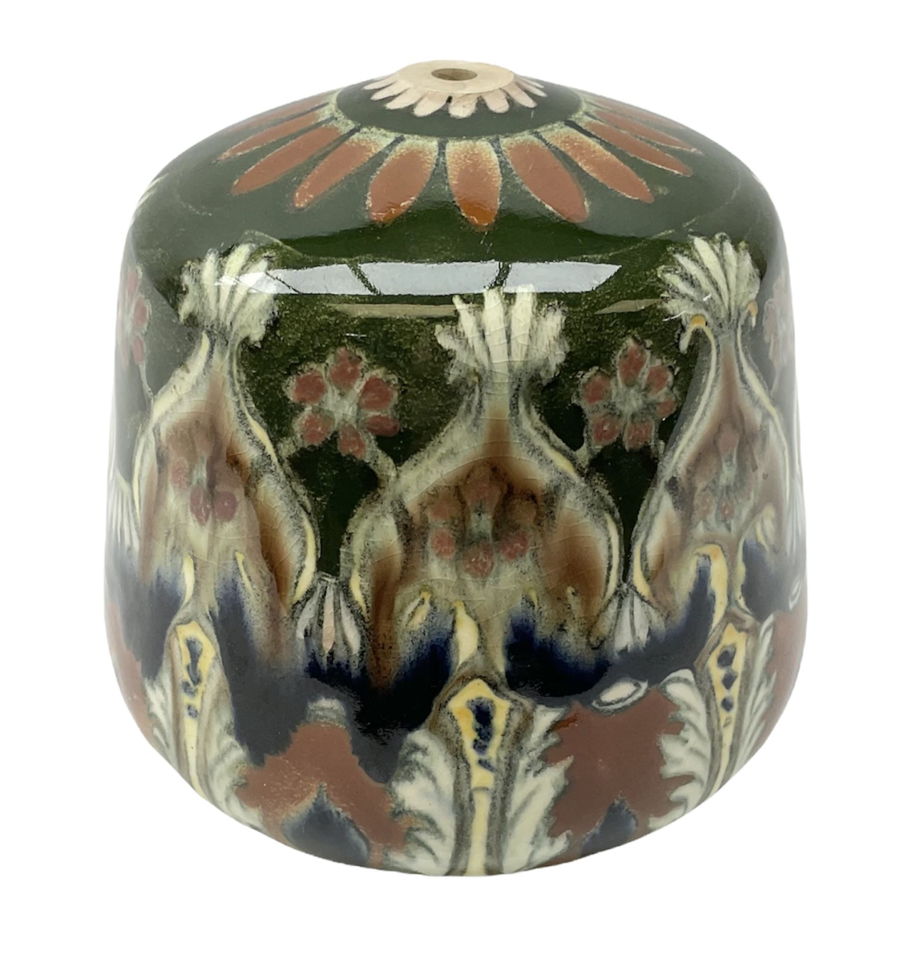 Royal Bonn water dropper, decorated in the Liberty pattern, H10.5cm