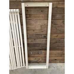 Commercial wall hanging rug display rack