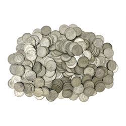 Approximately 2880 grams of Great British pre 1947 silver two shillings or one florin coins