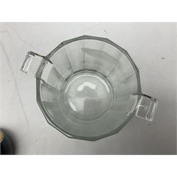 Moet and Chandon Petite Liquorelle glass ice bucket and small bottle of Moet, 10% vol 200ml, bucket H13cm