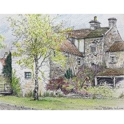 John Brunton Wilson (Yorkshire 20th century): Yorkshire Dales Views, collection of approximately 30 unframed watercolours, max 21cm x 29cm, together with another framed example 19cm x 24cm (qty)