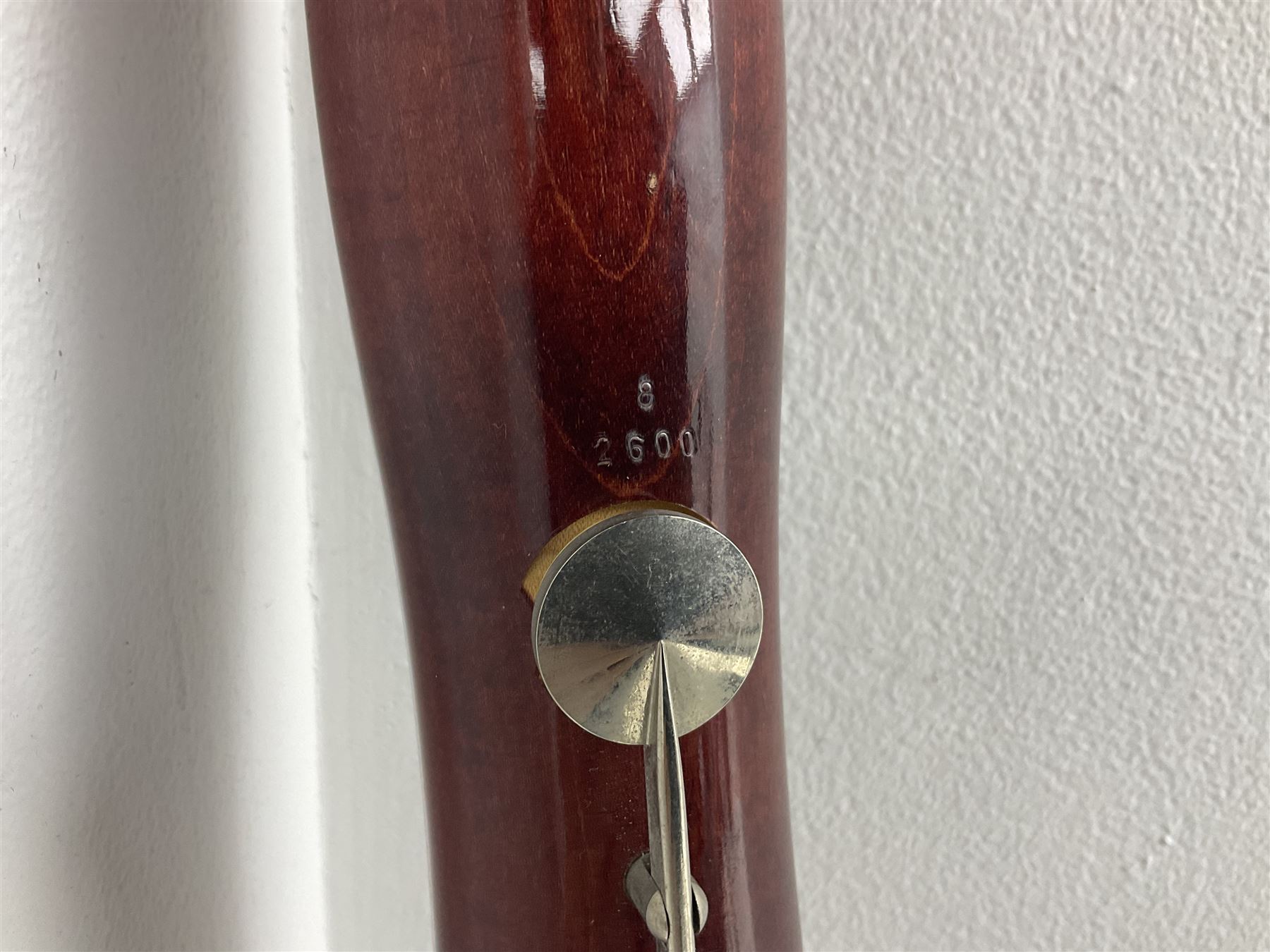 Lafleur bassoon imported by Boosey & Hawkes from Czechoslovakia, serial no.8 2600; in fitted hard carrying case with crooks and accessories