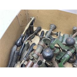 Over twenty items of shotgun cartridge making equipment including eight roll turnover tools, four re/decapping tools, six powder measures etc