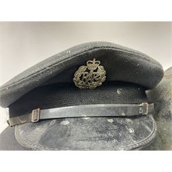 Two air force jackets, together with two helmets and Bamberger Mutzen Industrie German military hat and two others 