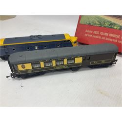 Hornby/Tri-Ang ‘00’ gauge - RS52 The Blue Pullman Electric Train Set comprising diesel pullman motorcar, parlour car and non-powered motorcar with a quantity of track; five further loose models comprising one diesel locomotive, three pullman coaches and one breakdown train unit (6) 