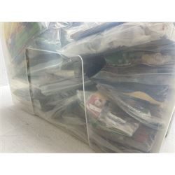 Large quantity of Mcdonalds toys to include Snoopy figures in two boxes