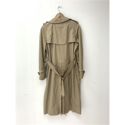 Ladies Burberry trench coat, approx size 10 