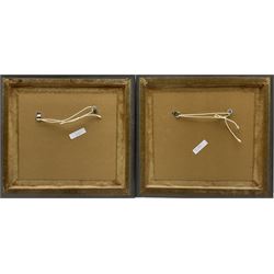 Joseph Ellis (British 18th century): 'A Modern Map of the West Riding of Yorkshire' and 'A Modern Map of the North Riding of Yorkshire', pair 18th century engraved maps with hand-colouring 20cm x 24cm (2)