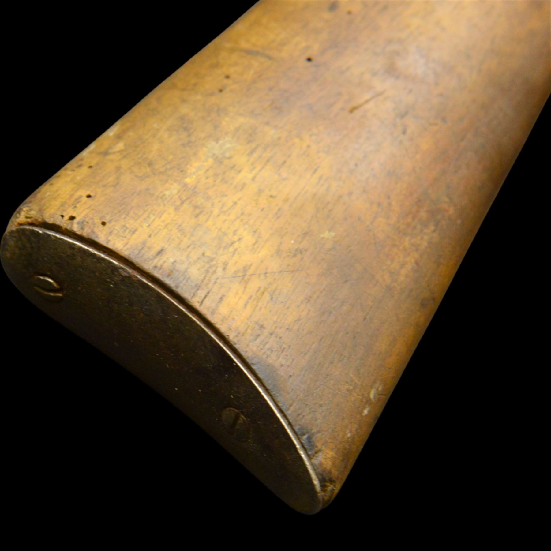 Air rifle with  octagonal and circular barrel, possibly Belgian but seemingly unmarked, L90cm