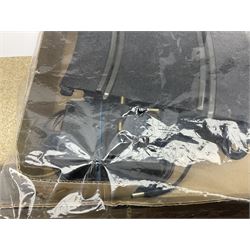 Scalextric - Scalextric 400 C587 set with March Ford 721 and JPS Formula One cars; Calibra Cup set with Motorsport Calibra and Old Spice Calibra; C8040 Track Extension Pack, Hump Back Bridge part-set and unassociated SuperSlot 1:32 scale die-cast Williams-Toyota FW29 unassembled car in four blister packs 