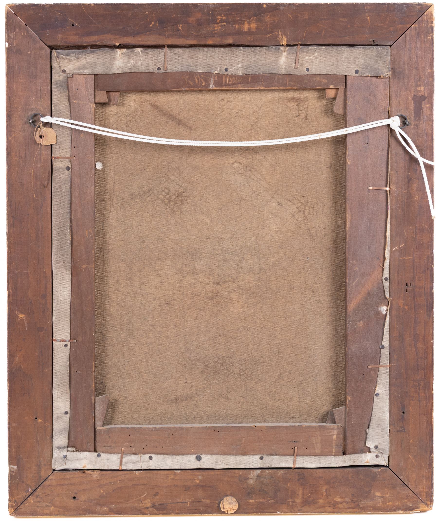 German School (Early 20th Century): Portrait of a Girl Holding a Doll, oil on canvas indistinctly signed Freule?, 50cm x 39cm 