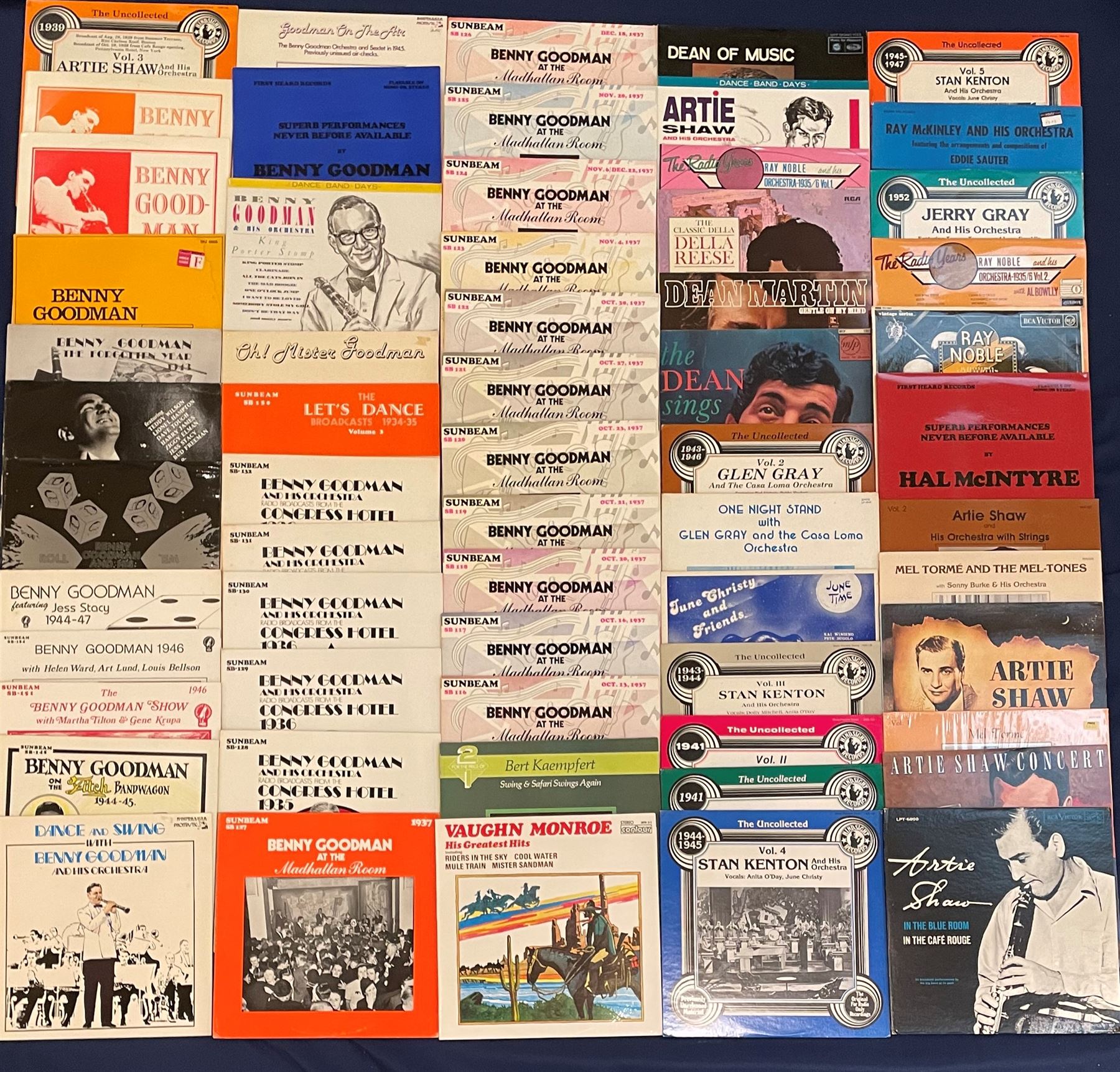 Mostly Jazz vinyl records including 'The Golden Trumpet of Harry James', 'Spot Light on Harry James and his Music Makers', 'The Real Birth Of The Cool Claude Thornhill Orchestra Featuring Gil Evans Arrangements' etc  approximately 120 