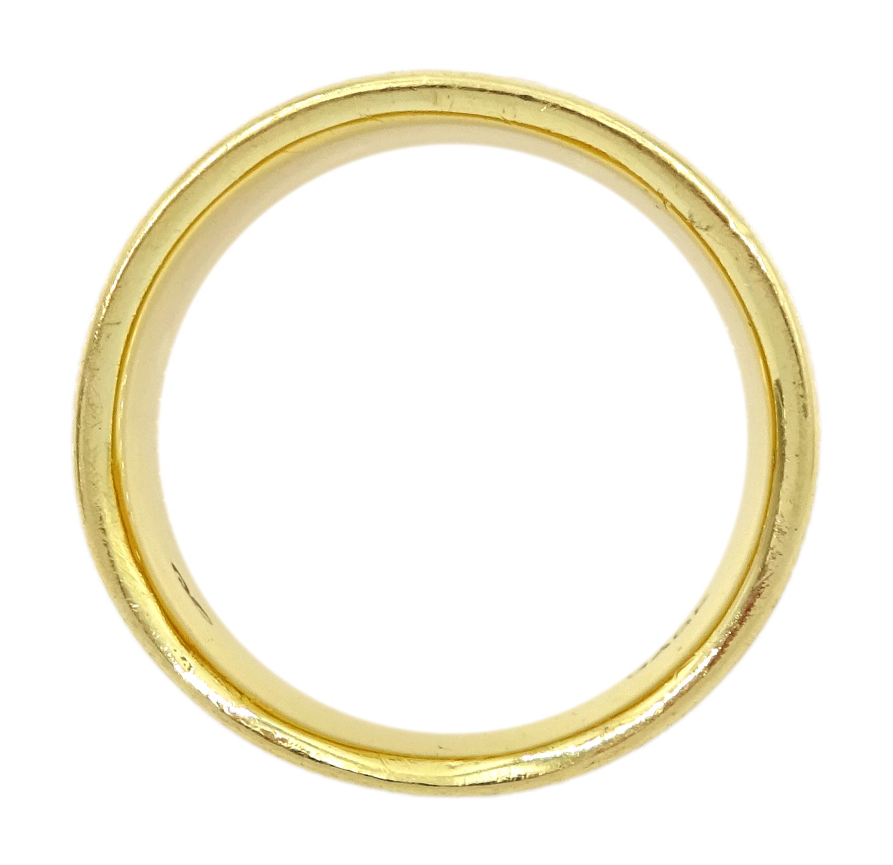 Elizabeth Gage 18ct gold and red enamel Virgo zodiac ring