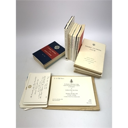 Scots Guards - ten copies of The Scots Guard Magazine, complete run 1964-73; twenty-eight copies of Scots Guards/Third Guards Club Annual Report, complete run 1947-74; A Short History of the Scots Guards. Two volumes. 1642-1962 and 1642-82; Famous Regiments - The Scots Guards; and quantity of invitations to various annual dinners, Buckingham Palace garden parties etc