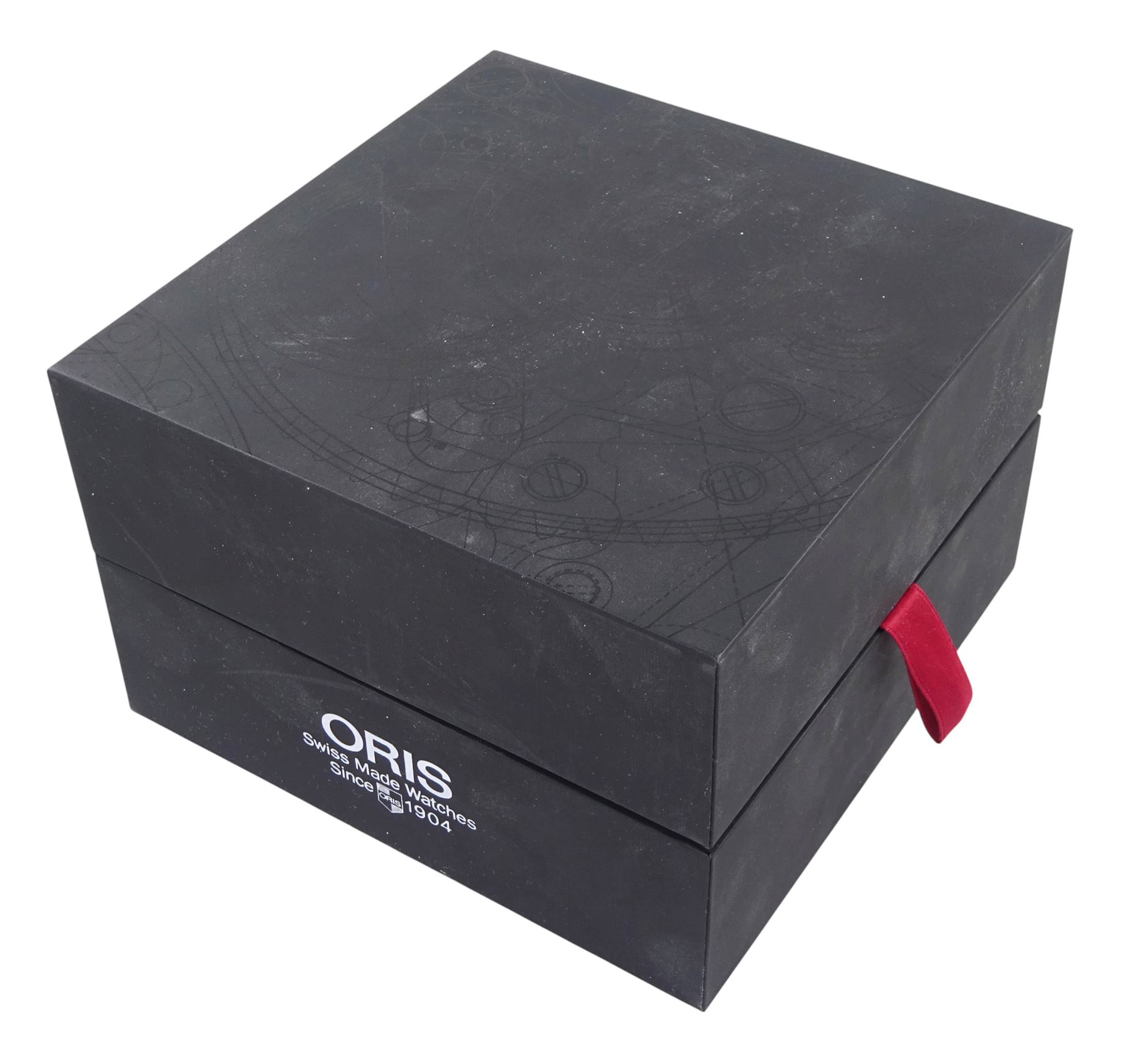 Oris TT3 gentleman's titanium automatic wristwatch, Ref. 7589, black dial with Arabic hour markers and day / date aperture, on original titanium bracelet, boxed with receipt dated 2009