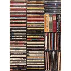 A large collection of mostly Jazz CD's including Bing Crosby, Dean Martin, Benny Goodman, Frank Sinatra and other music four boxes (400+)