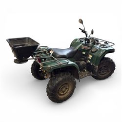 Yamaha Ultramatic Grizzly 450 Quadbike with rear mounted spreader (2012, 342 hours, 587 miles)