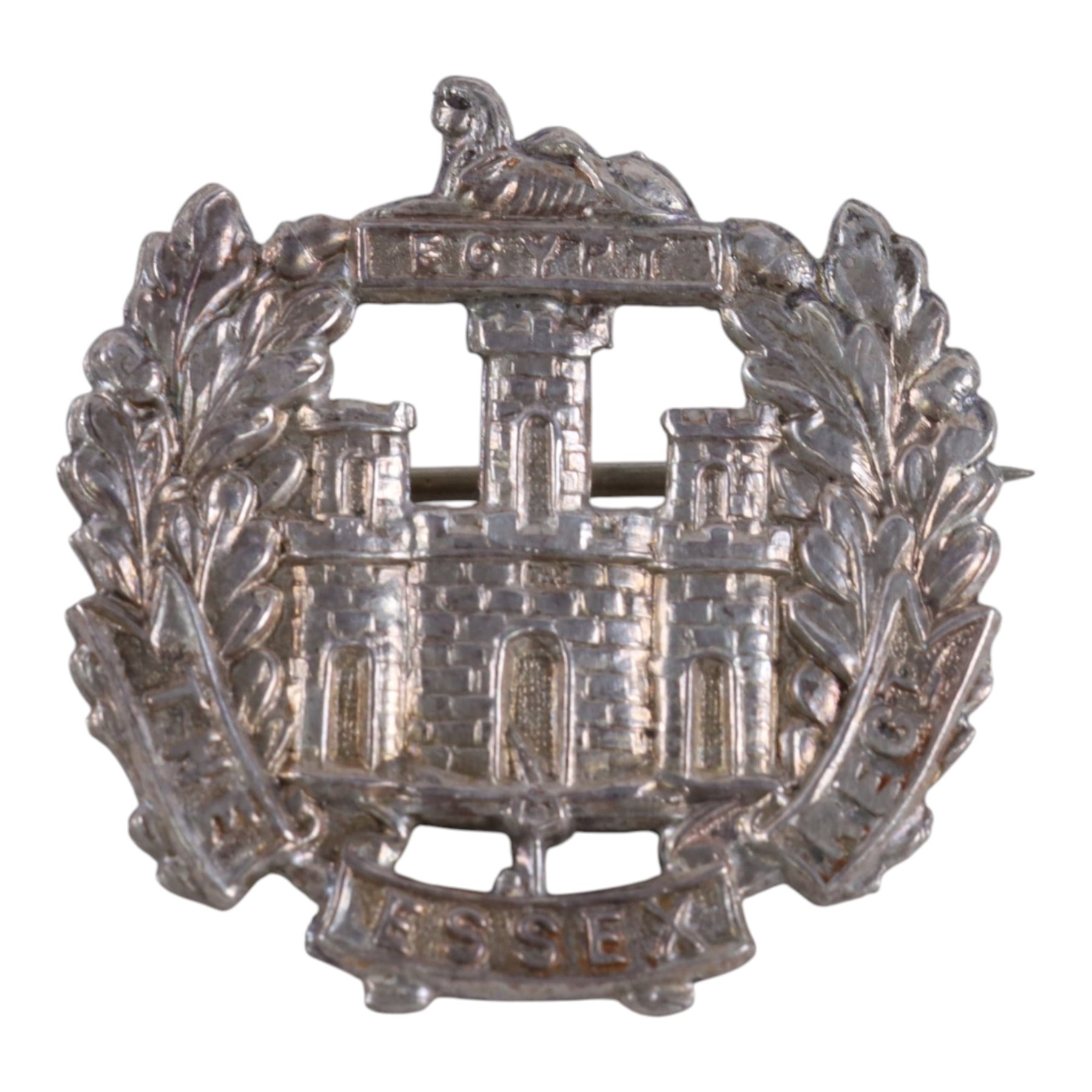 Collection of silver, including Kangaroo book mark, six silver brooches, comprising silver-gilt scottie dog, fairy, marcasite cat, Celtic stag, Essex regiment and wren, vesta case and bible locket