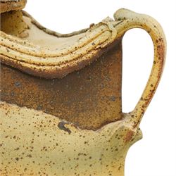 Jim Robison (British 1939-): Large Floor standing studio pottery vessel, H102cm