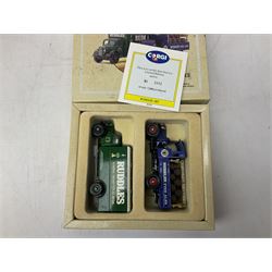 Nineteen boxed Corgi die-cast models sets, to include 50th Anniversary Battle of Britain, The Ruddles, The Bass, Ford- the general utility car, 150th Anniversary Penny Post, White Bread, Charrington etc