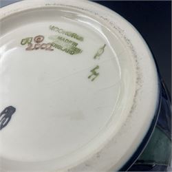 Moorcroft vase, of bottle form, decorated in the Orchid Arabesque pattern by Emma Bossons, circa 2002, H31.5cm, with original box 