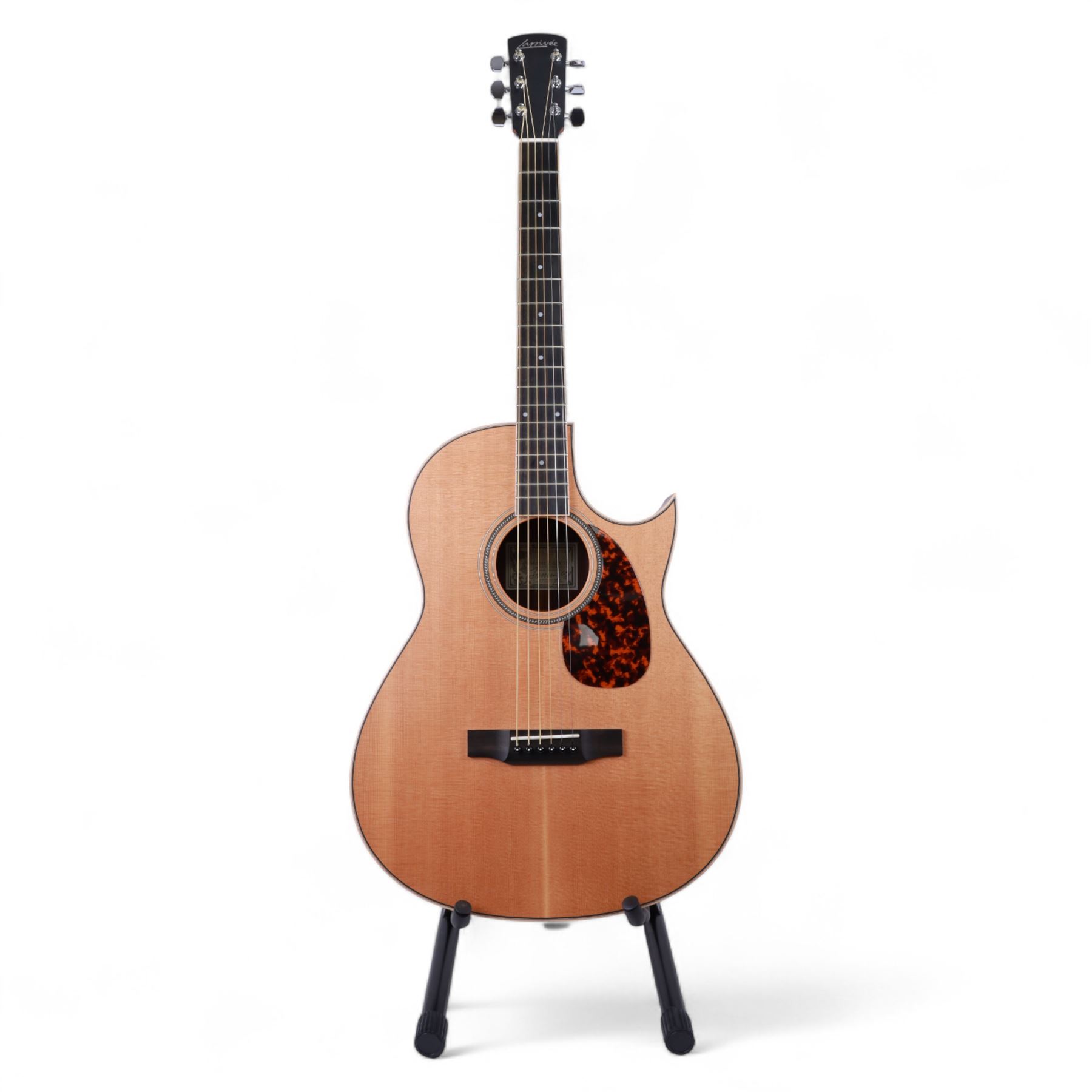 Jean Larrivee Tommy Emmanuel signature model C-03R TE acoustic guitar,  serial no. 136610, Florentine cutaway in satin finish, with sitka spruce top, east Indian rosewood back/sides, ebony head face, fretboard and bridge and bone nut and saddle, the  timbers hand selected and interior label signed by Tommy Emmanuel, contained within original Larivee hard case with black plush interior