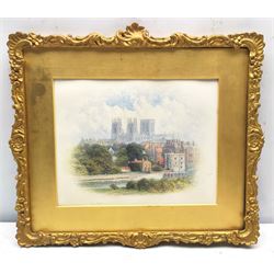 George Fall (British 1845-1925): Lendal Bridge Tower York, watercolour signed 18cm x 23cm