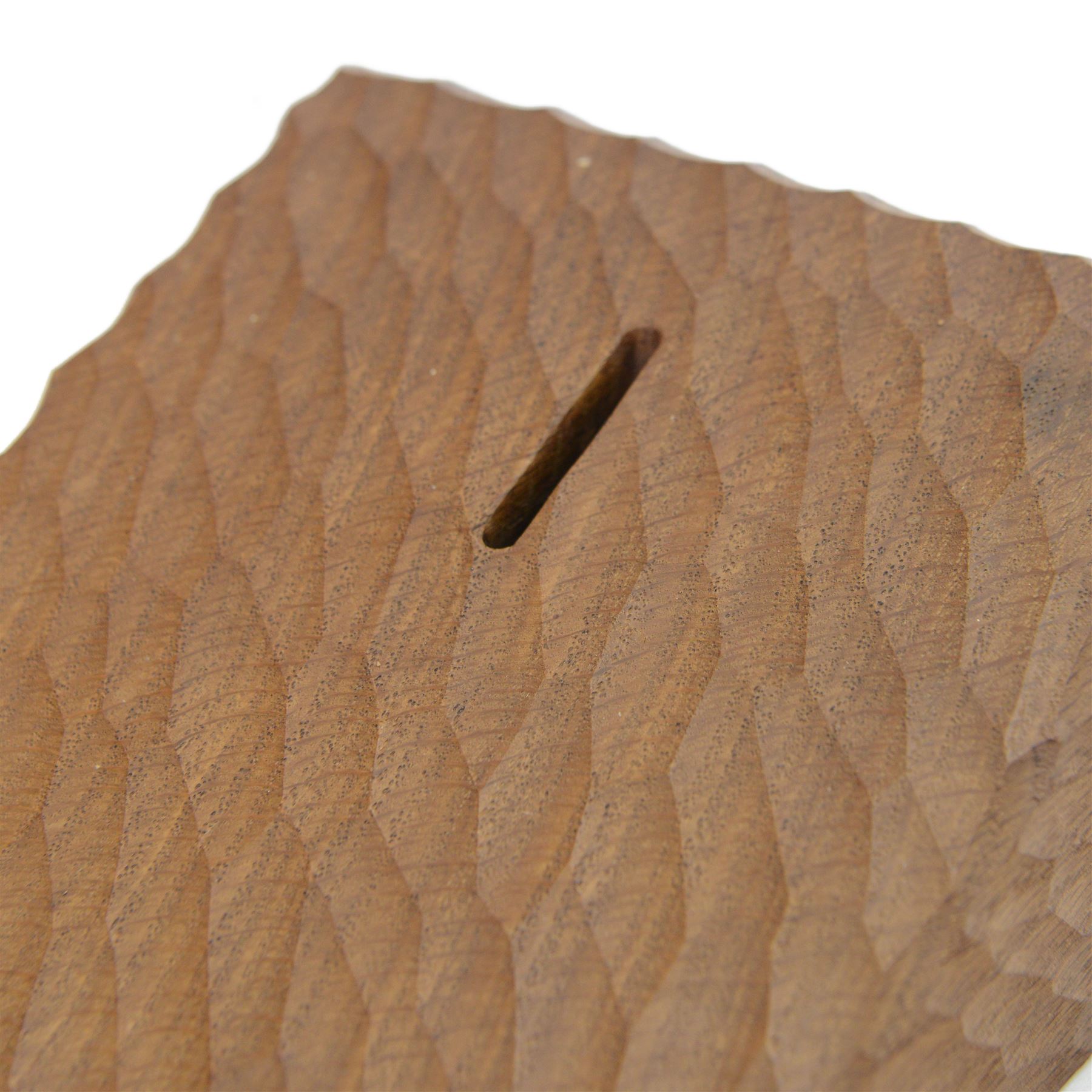 Mouseman - tooled oak money box, modelled as a wedge of cheese, carved with mouse signature, by the workshop of Robert Thompson, Kilburn