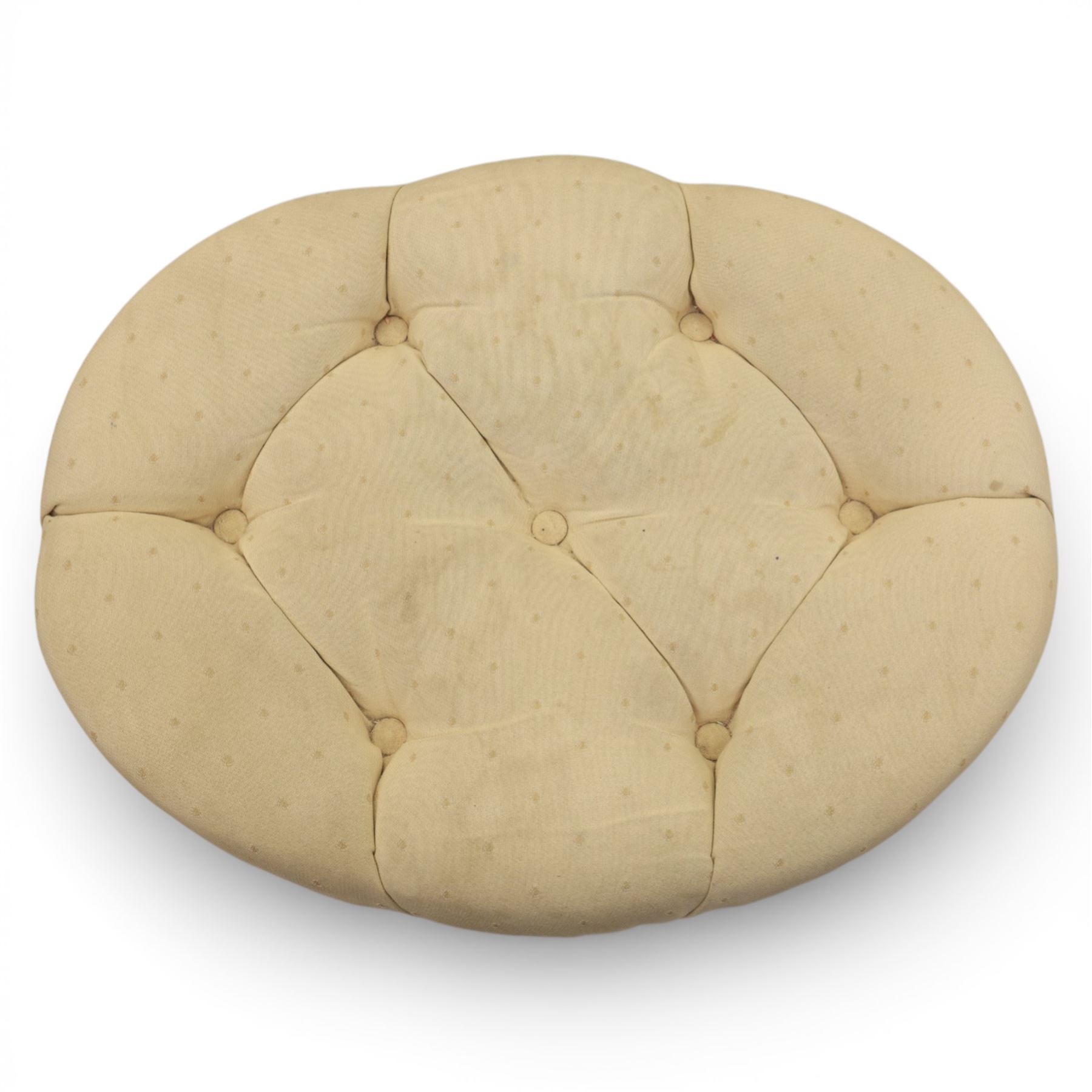 Contemporary French design white painted bedroom suite retailed by Barkers of Northallerton, comprising wide chest fitted with four short and four long drawers with oval brass handles (H 70cm, W 159cm, D 46cm), pair of bedside chests each fitted with three drawers (H 62cm, W 40cm, D 46cm), dressing table fitted with four short drawers and central kneehole with shaped apron (H 79cm, W 131cm, D 46cm) with matching framed wall mounted mirror (H 100cm, W 113cm), and full length standing mirror (H 175cm, W 73cm)