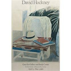 David Hockney (British 1934-): Exhibition poster 
