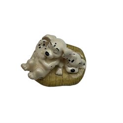 Seven Royal Doulton Disney figures, comprising Goofy, Pluto and five 101 Dalmatians figures Pongo, Penny and Freckles, Rolly, Penny and Lucky, all boxed 