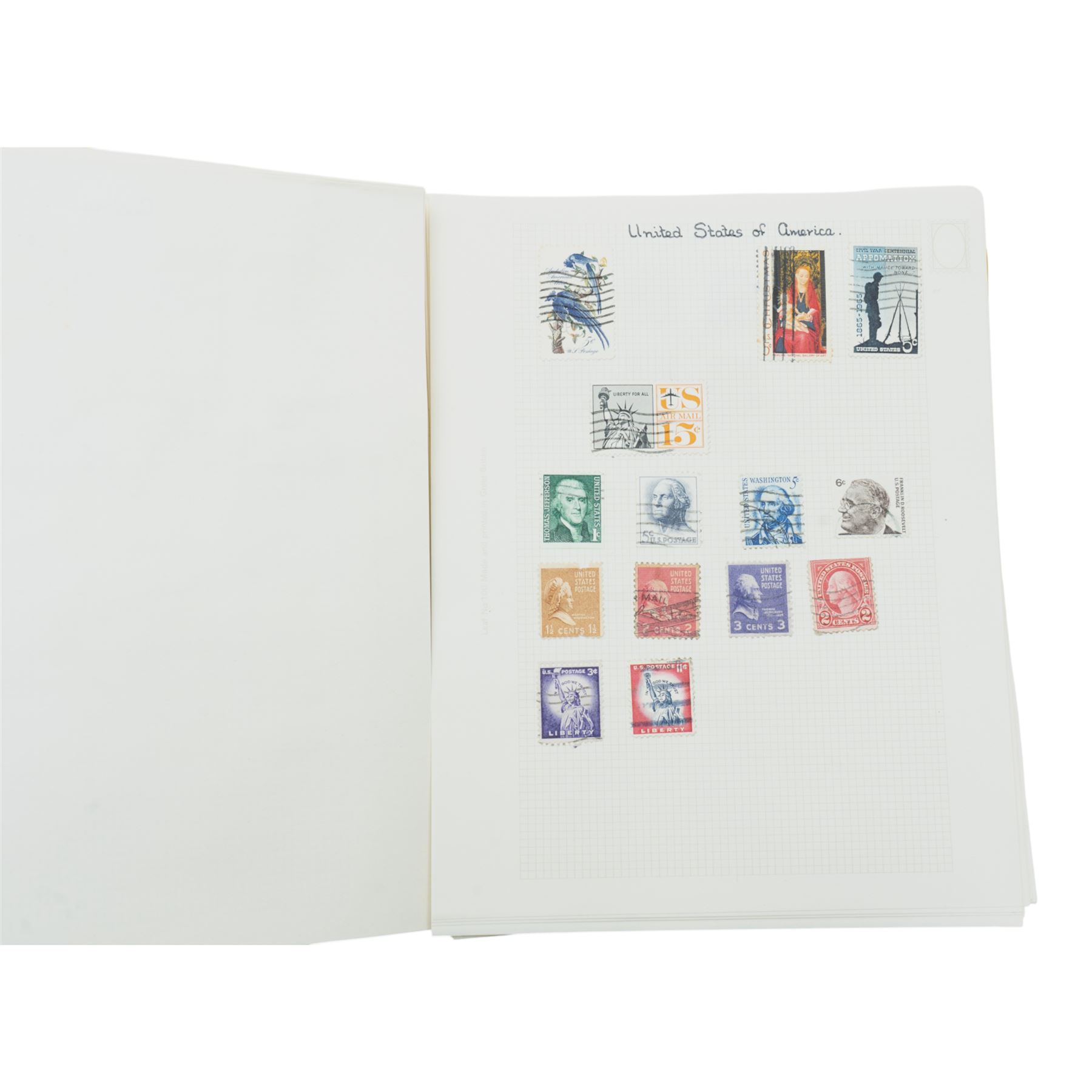 Copper jelly mould, Bohemia crystal decanter, boxed, assorted silver plated items, Benares brass tray, stamp albums and a Victorian pewter coffee pot