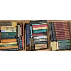 Three boxes of miscellaneous books