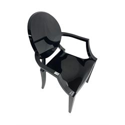 Philippe Starck for Kartell - 'Louis Ghost' chair, in black