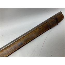 SHOTGUN CERTIFICATE REQUIRED - Modern 20-bore matchlock muzzle loading Civil War type musket, with 92.5cm(36
