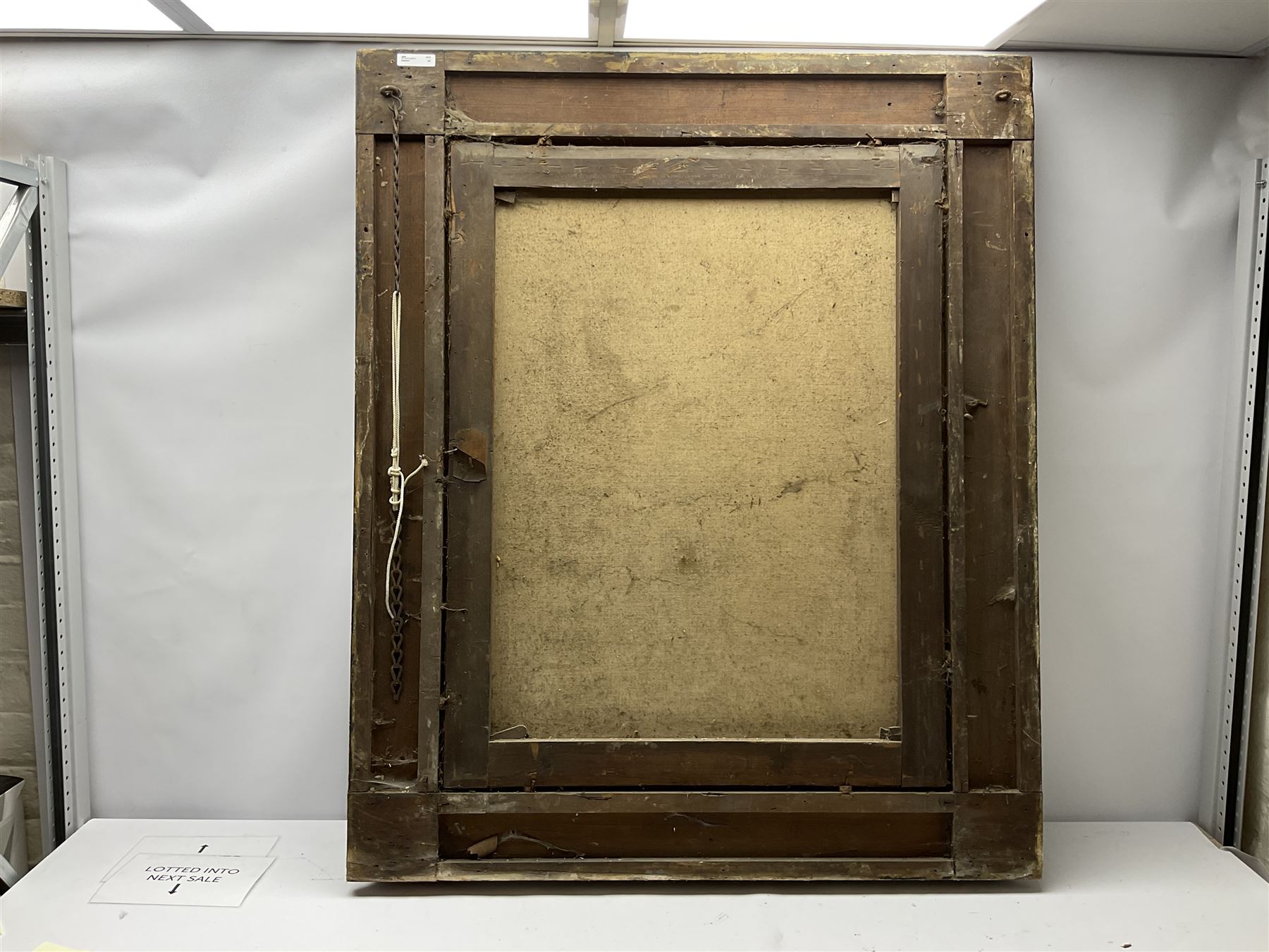 English School (19th century): 'Joseph Clegg 1810-1846' holding musical score, oil on canvas unsigned, titled on the stretcher  90cm x 70cm