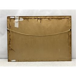 Alexander Molyneux Stannard (British 1878-1975): Feeding the Chickens, watercolour signed 37cm x 62cm