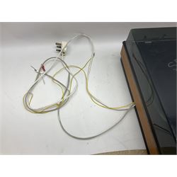 Goldring Lenco GL 75 Stereo Transcription turntable, in a teak case, H15cm, W54cm 