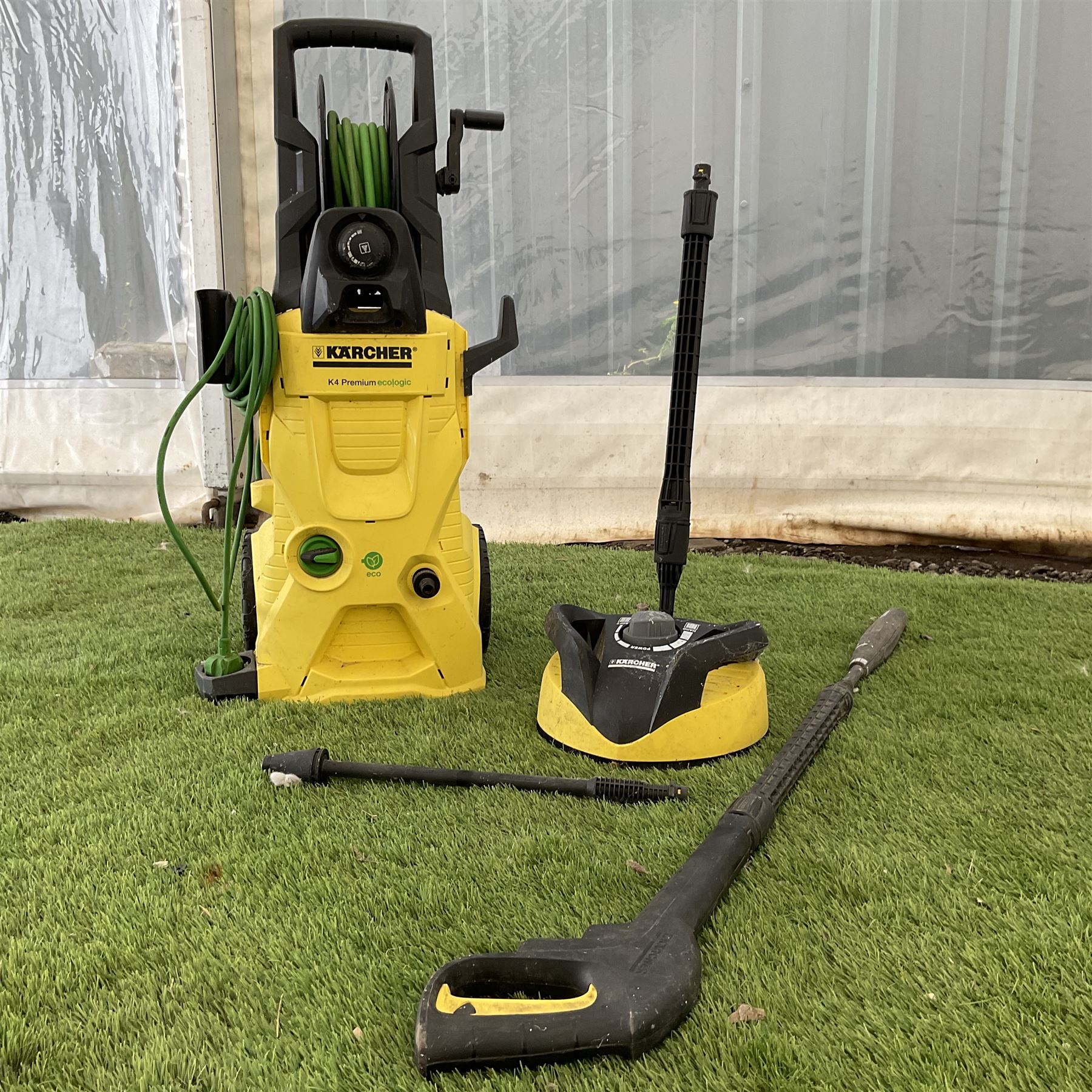 Karcher 4 premium eco pressure washer with attachments Garden, Asset