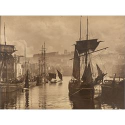 Frank Meadow Sutcliffe (British 1853-1941): 'The Dock End - Whitby', photographic print si...