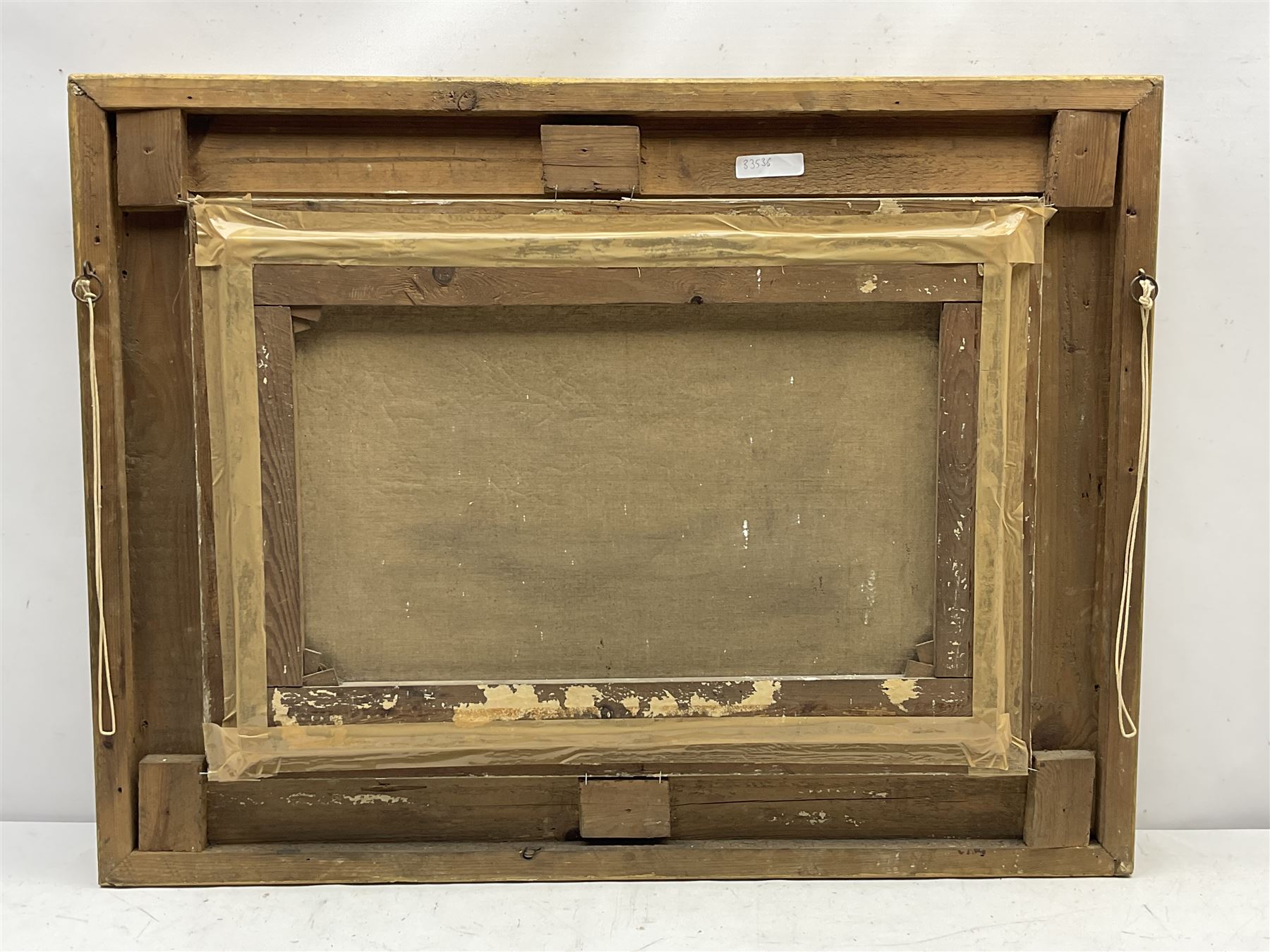 Cyril Tempest (Yorkshire late 19th century): Mast from Shipwreck and Beached Sailing Vessels, pair oils on canvas signed 40cm x 60cm (2)