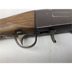 Italian Boehler Blitz .410 folding single barrel shotgun, walnut stock with 70cm barrel, chequered grip and fore-end with cross action safety, No.1779, L112cm overall SHOTGUN CERTIFICATE REQUIRED