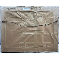 Richard Weatherill (British 1844-1913): Ship and Coble near Saltwick Nab, watercolour signed 15cm x 25cm