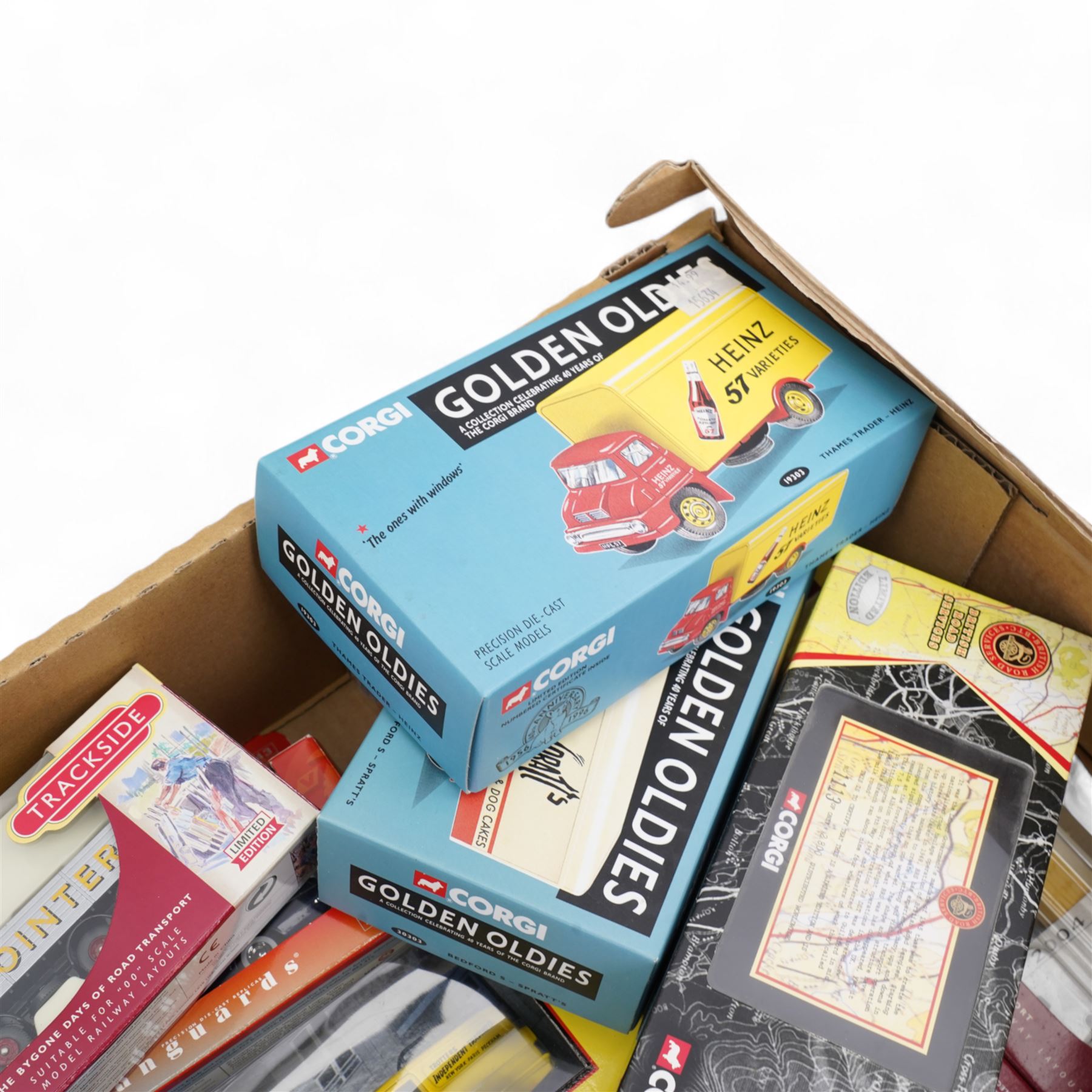 Collection of model vehicles, to include Gilbow Exclusive First Editions, Corgi examples to include 'Golden Oldies' vans, 'Trackside' Lledo etc (approx. 15)