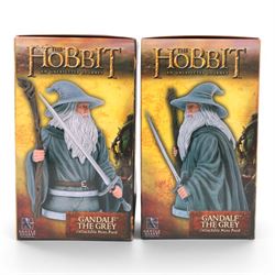 Two limited edition Gentle Giant The Hobbit An Unexpected Journey Gandalf The Grey Collectible Mini Busts, both boxed with certificates of authenticity
