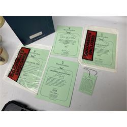 Royal Doulton limited edition figure of Geoffrey Boycott O.B.E, HN3890, no 253/8114, together with four Royal Doulton limited edition character jugs of cricket interest, comprising The Hampshire Cricketer D 6739, no 3903/5000, Freddie Trueman O.B.E, D 7090, no 502/9500, Brian Johnners Johnston, D 7018, no 1281/9500 and Len Hutton D 6945 no 263/9500, four with certificates, one with box