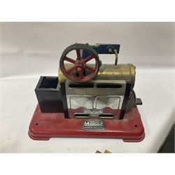 Sutcliffe ‘Sea Wolf’ clockwork atomic submarine, boxed; Mamod SP2 Steam Engine, lacking chimney; with quantity of playworn die-cast vehicles to include Corgi, Matchbox etc