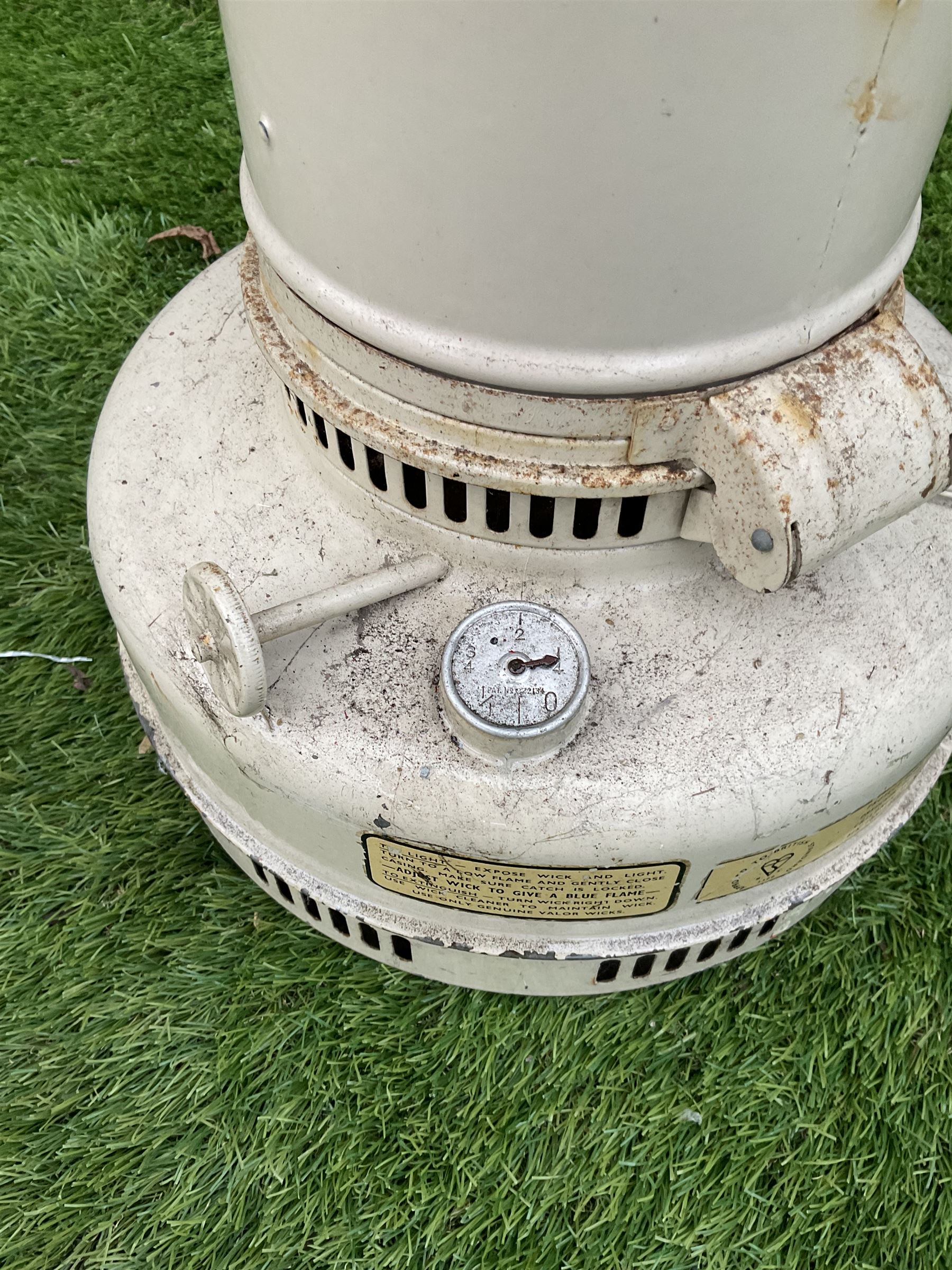 Valor Vintage gas lamp - THIS LOT IS TO BE COLLECTED BY APPOINTMENT FROM DUGGLEBY STORAGE, GREAT HILL, EASTFIELD, SCARBOROUGH, YO11 3TX