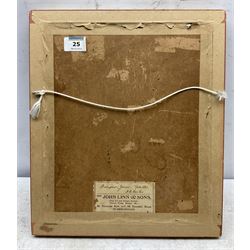 Henry Barlow Carter (British 1804-1868): 'Bishophill Junior York', watercolour unsigned, titled attributed and dated 1860 on John Linn of Scarborough label verso 19cm x 14cm