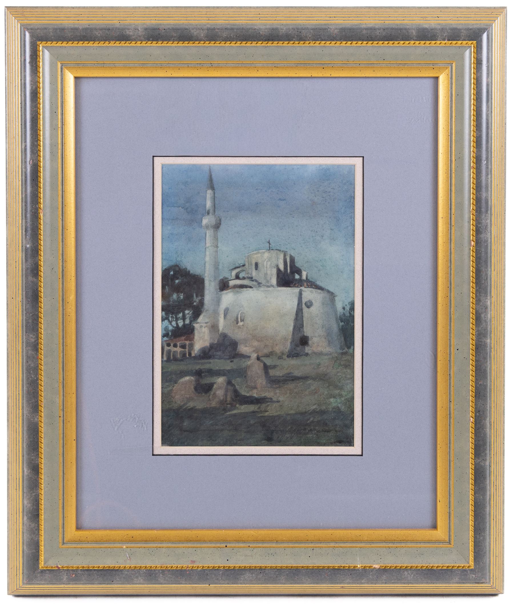 Albert Moulton Foweraker (British 1873-1942): A Spanish Church, possibly Cordoba, watercolour unsigned 24cm x 16cm